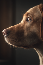 Hundsgesicht Nahaufnahme In Nachdenklichem Moment | Katzen und Hunde | Tiere