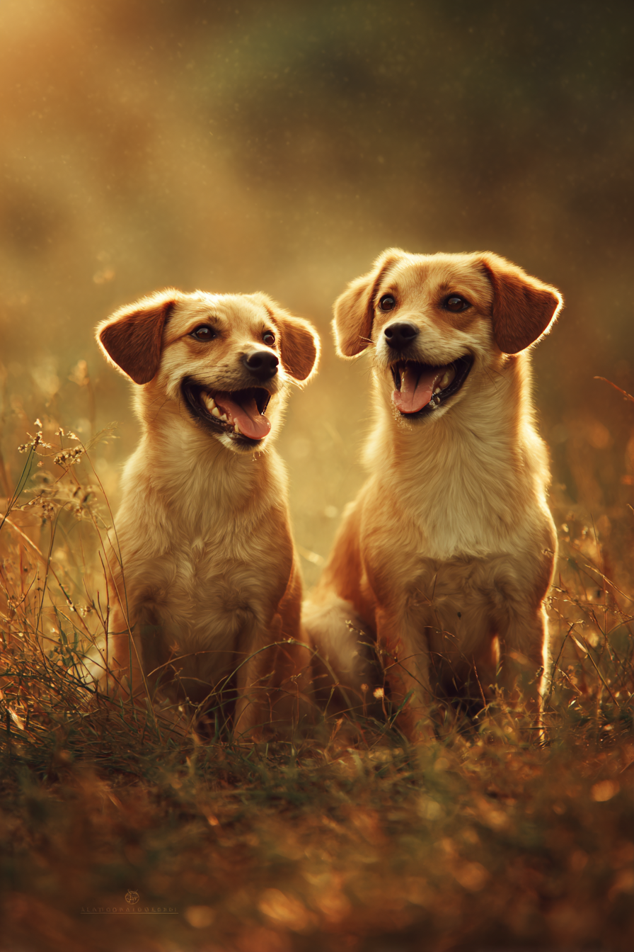 Im Grünen Sommer Tag Glücklich Auszeit | Katzen und Hunde | Tiere