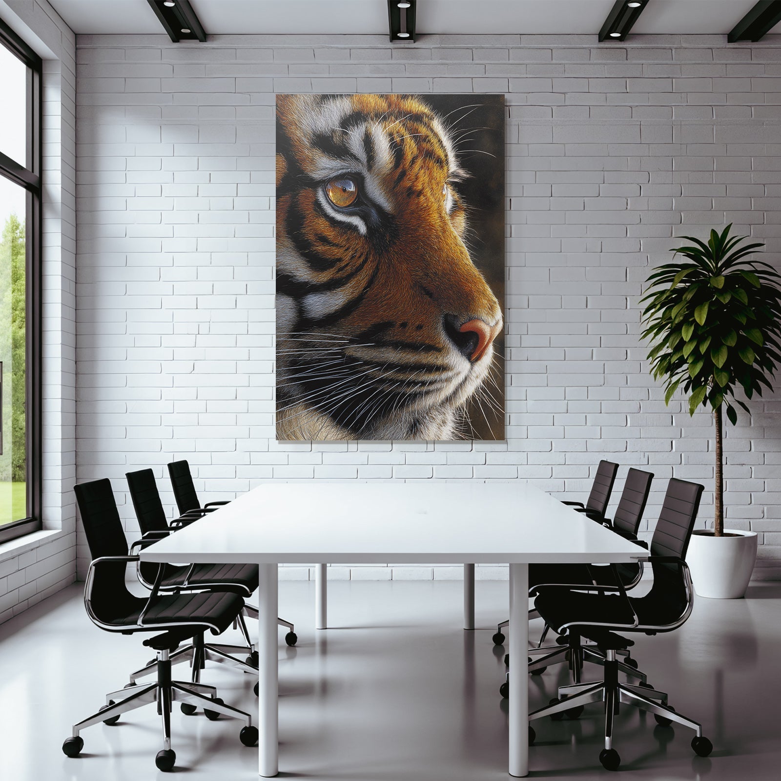 Tiger Gesicht Nahaufnahme Detailaufnahme Von Augen Und Fellmuster