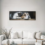 Hund Im Stillgelegten Moment Der Introspektion