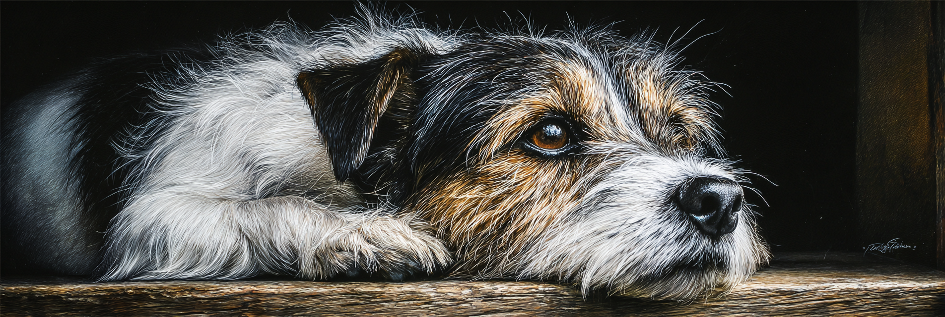 Hund Im Stillgelegten Moment Der Introspektion | Katzen und Hunde | Tiere