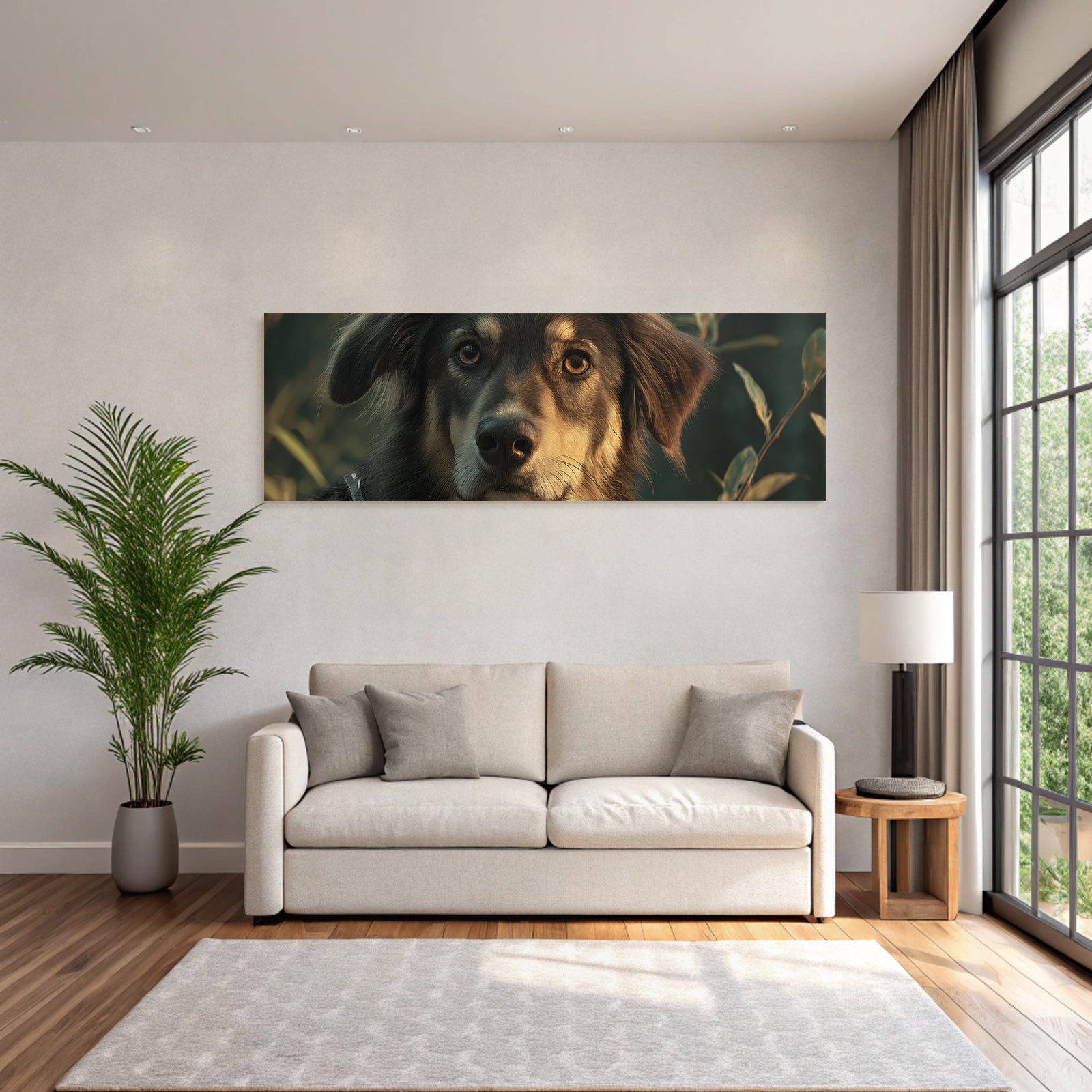 Hund Portrait In Natur