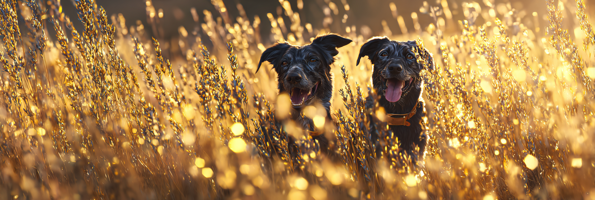 Im Feld Der Goldenen Gräser Sonnychein Bokeh Effects | Katzen und Hunde | Tiere
