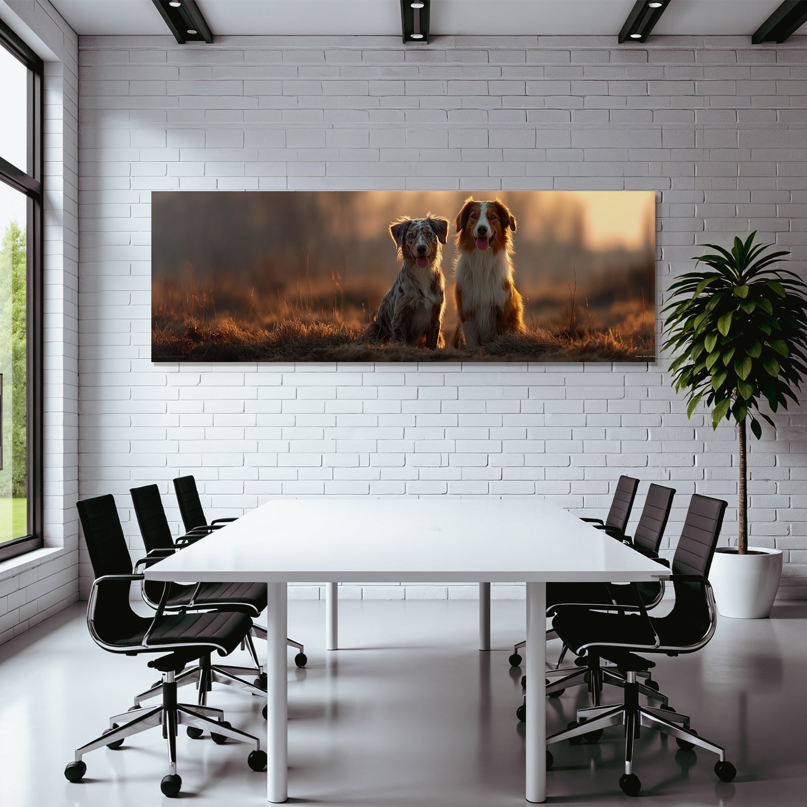 Zusammen In Der Natur Goldene Stunde