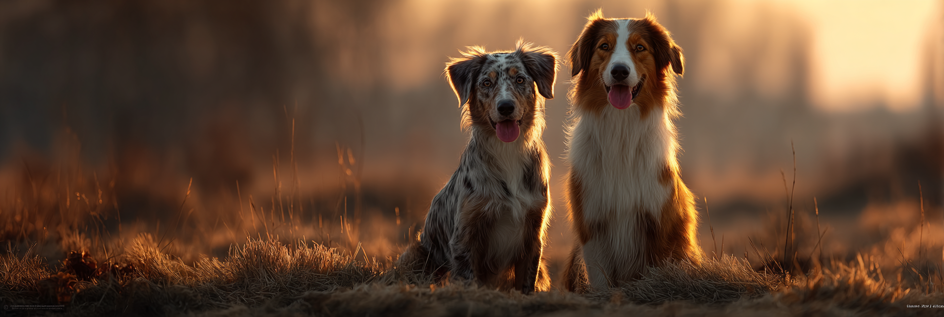 Zusammen In Der Natur Goldene Stunde | Katzen und Hunde | Tiere