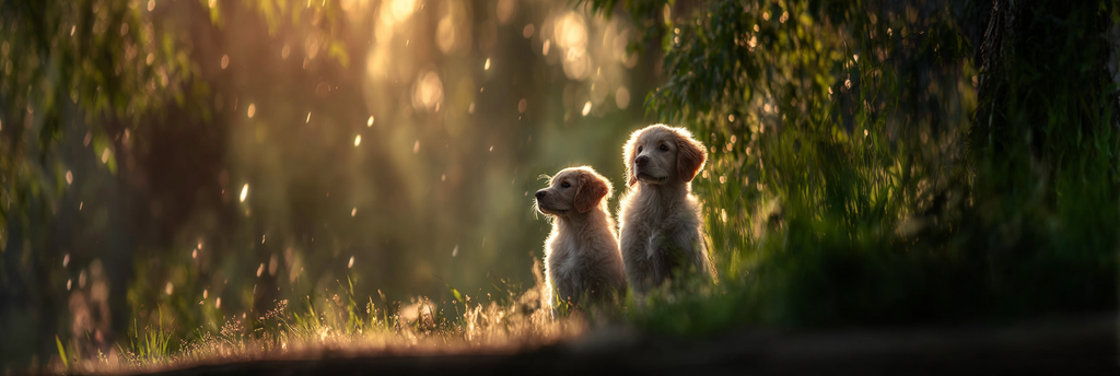 Zwei Im Naturlicht Friedliche Momente | Katzen und Hunde | Tiere