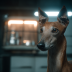 Hund Nähe Greyhound Weiches Licht | Katzen und Hunde | Tiere