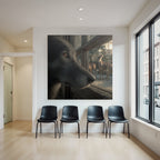 Hundesicht Fenster Deer Hintergrund Natur