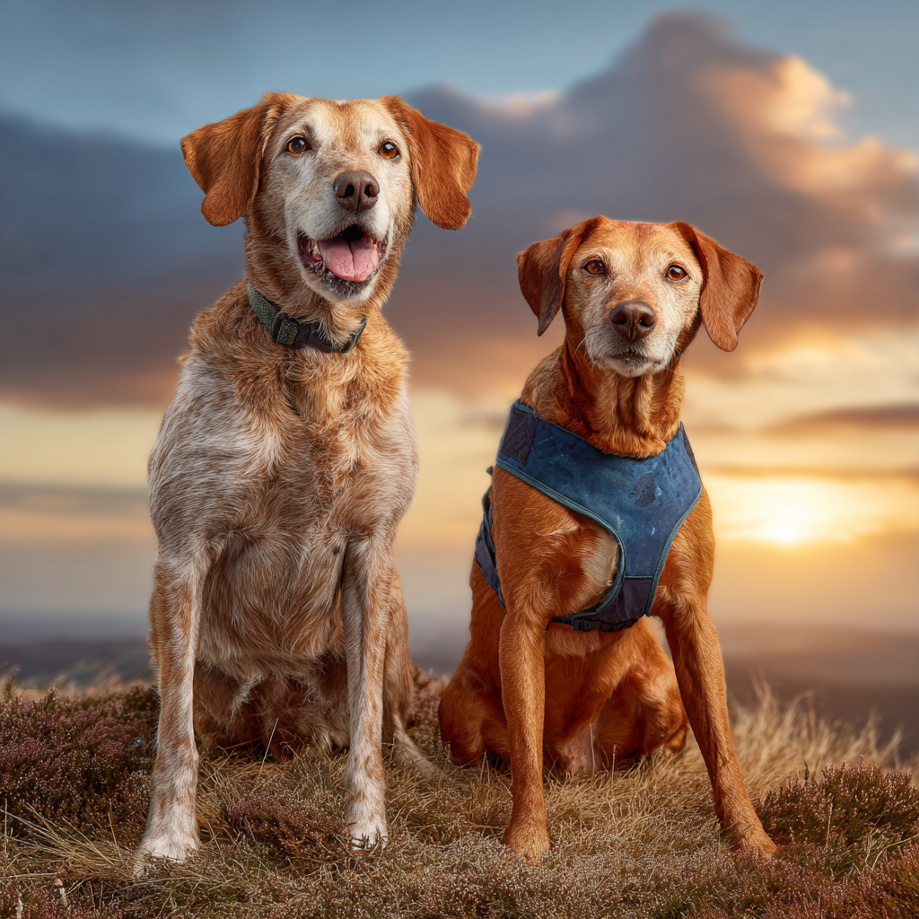 Im Grünen Bei Sonnenuntergang Speckled Und Braun | Katzen und Hunde | Tiere