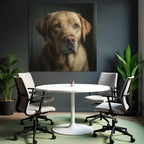 Labrador Retriever Portrait Realistisch Hund Portrait