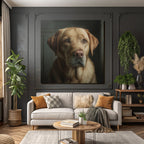 Labrador Retriever Portrait Realistisch Hund Portrait