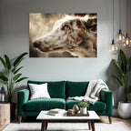 Hund Gestalt Mit Spots Und Einem Markanten Auge