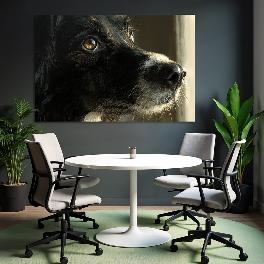 Hund Porträt Ausdrucksvoll Detailiert
