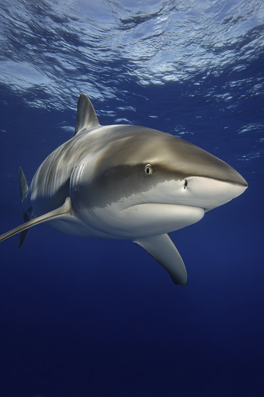 Meeres Hai Schwimmt Im Ozean Unterwasser | Meerestiere | Tiere