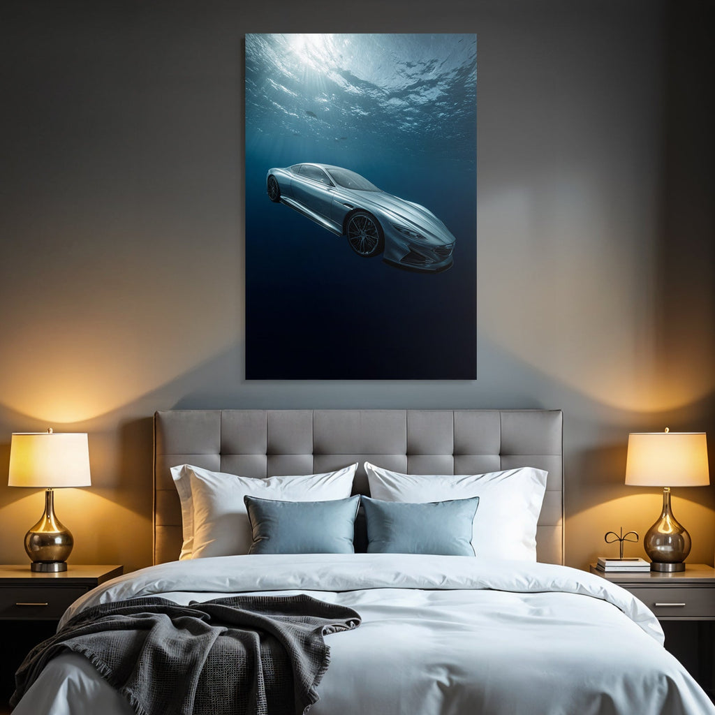 Meeres Modernes Auto Unter Wasser Futuristisches Design