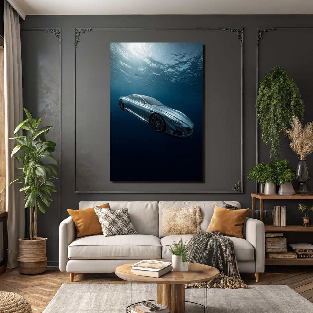 Meeres Modernes Auto Unter Wasser Futuristisches Design