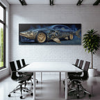 Meeres Auto Fisch Surrealismus Fantasie Design