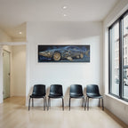 Meeres Auto Fisch Surrealismus Fantasie Design