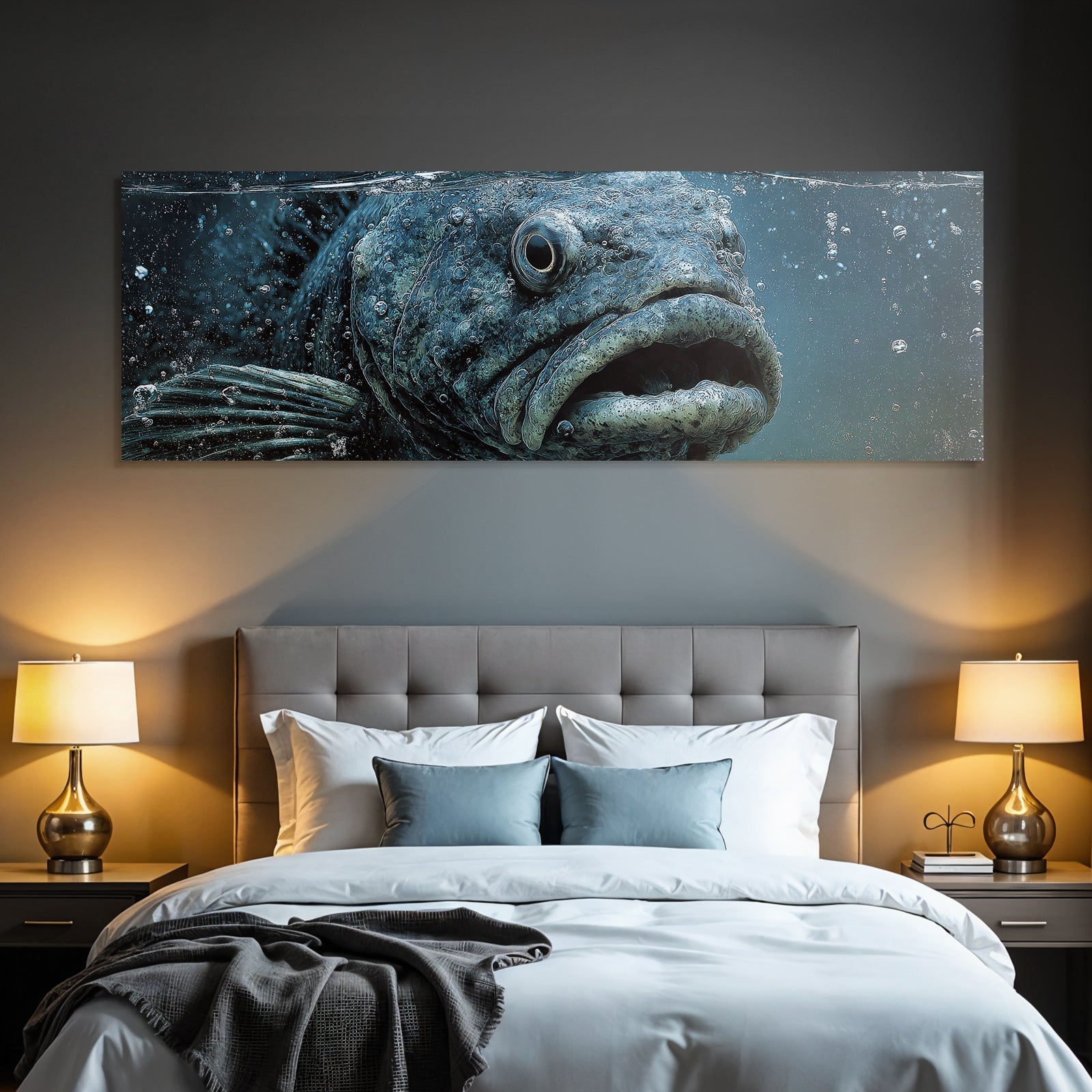 Meeres Fisch Unterwasser Nahaufnahme
