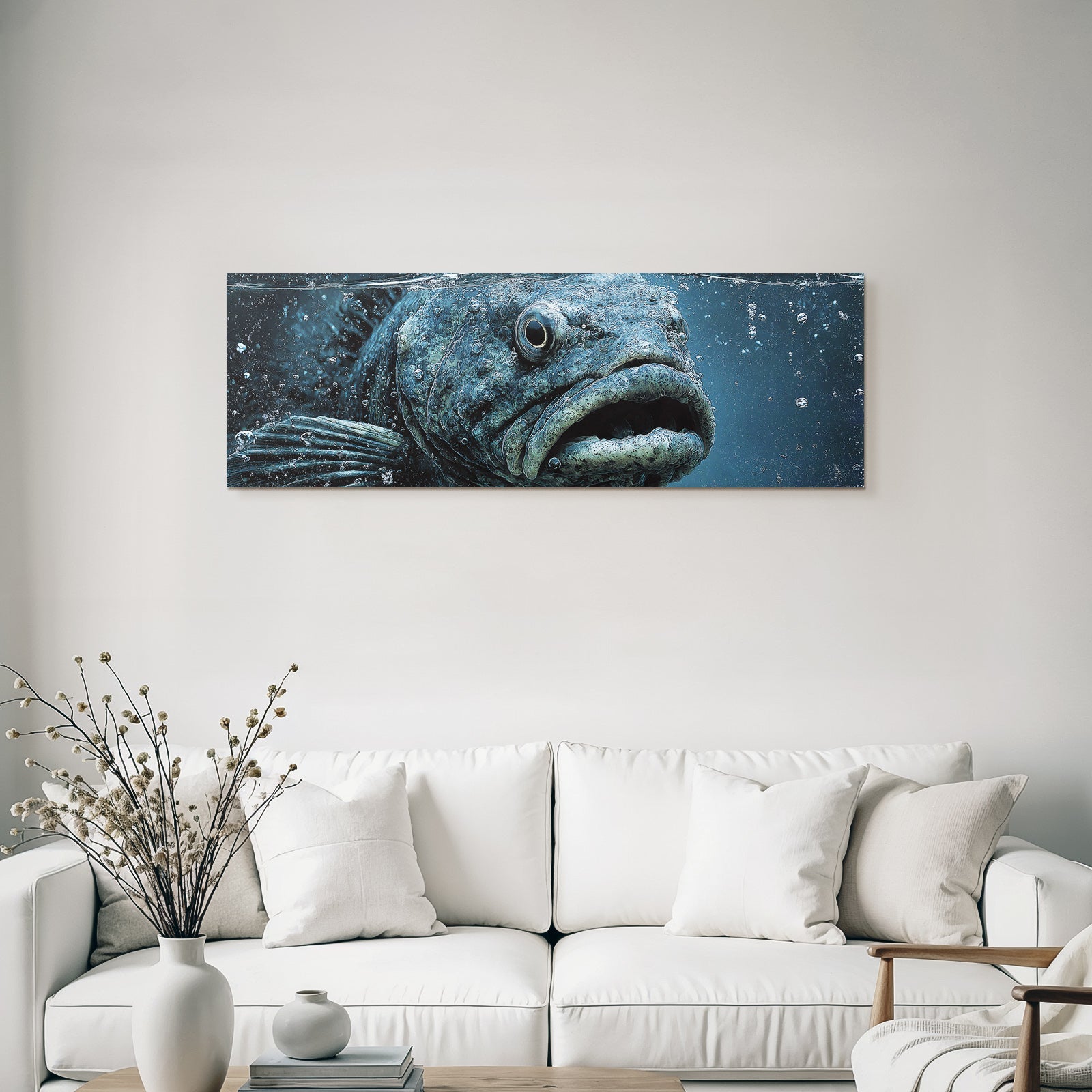 Meeres Fisch Unterwasser Nahaufnahme