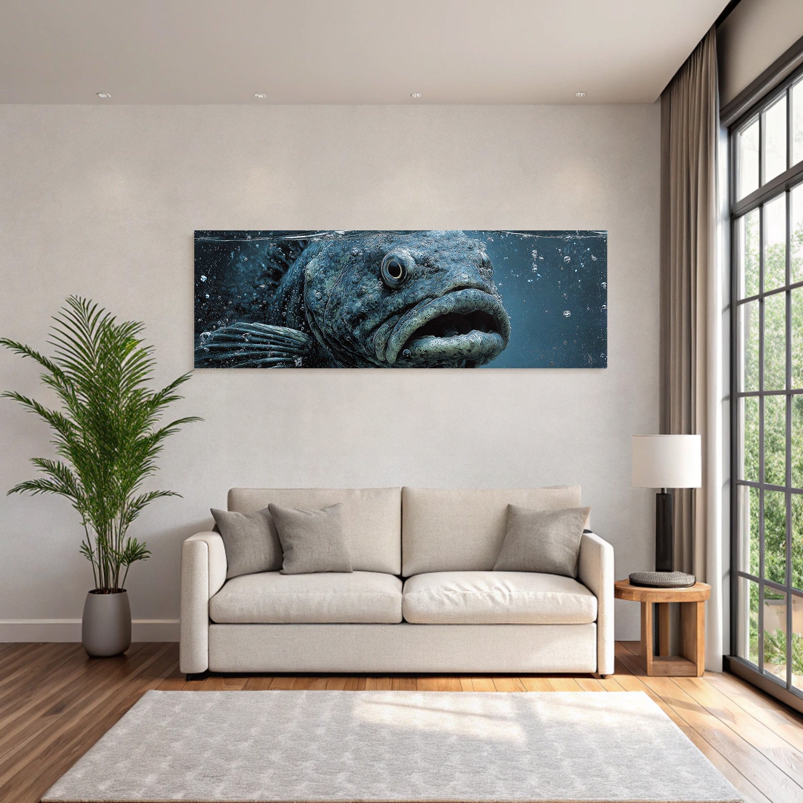 Meeres Fisch Unterwasser Nahaufnahme