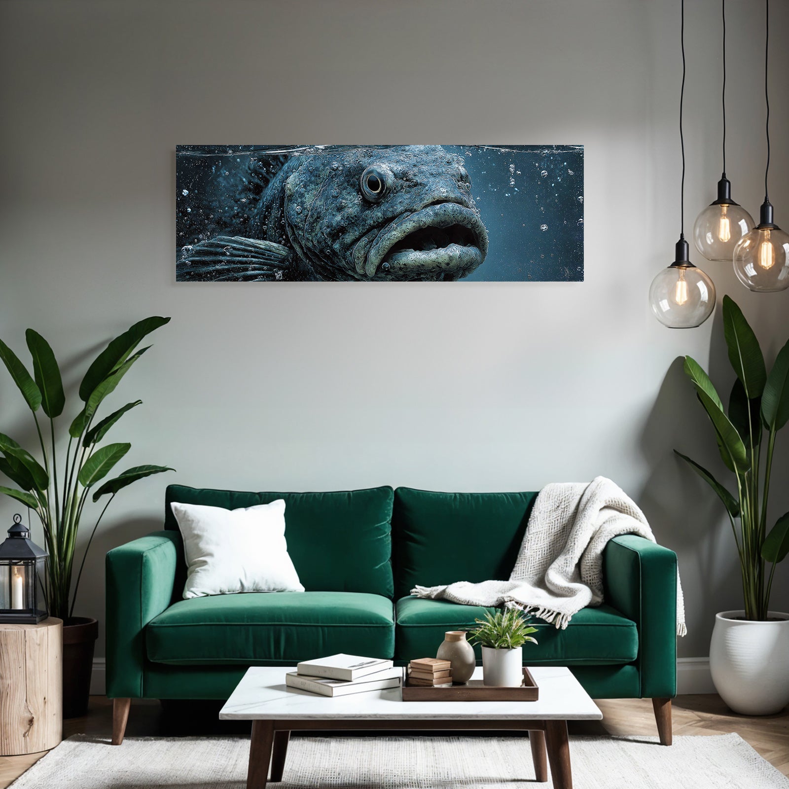 Meeres Fisch Unterwasser Nahaufnahme