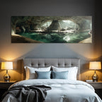 Meeres Naturhohle Mit Wasser Und Licht