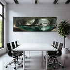 Meeres Naturhohle Mit Wasser Und Licht