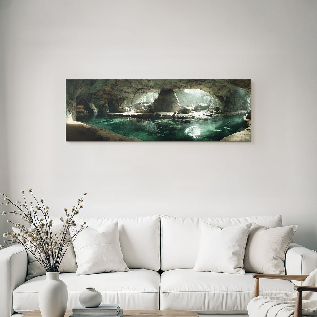 Meeres Naturhohle Mit Wasser Und Licht
