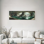 Meeres Naturhohle Mit Wasser Und Licht