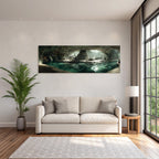 Meeres Naturhohle Mit Wasser Und Licht