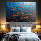 Meeres Bunte Unterwasserwelt Mit Fischen Und Korallenriff