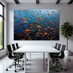 Meeres Bunte Unterwasserwelt Mit Fischen Und Korallenriff