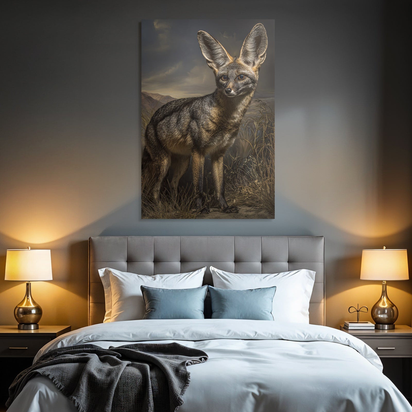 Bat Gehör Fuchs Afrika Grassländer Savannen