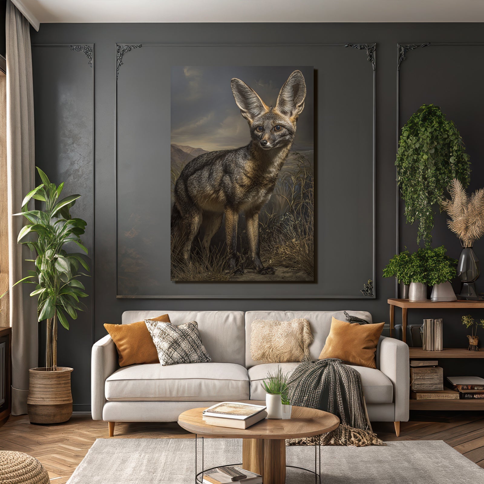 Bat Gehör Fuchs Afrika Grassländer Savannen
