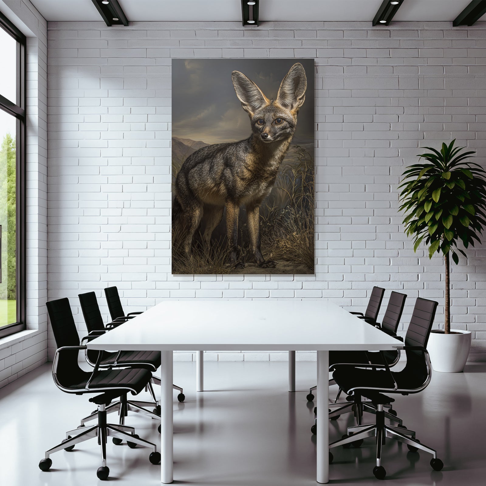 Bat Gehör Fuchs Afrika Grassländer Savannen