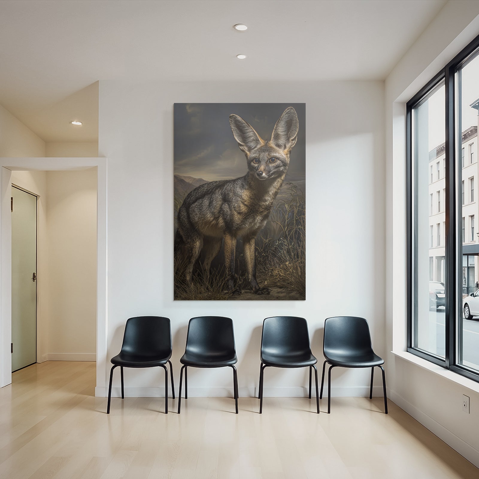 Bat Gehör Fuchs Afrika Grassländer Savannen