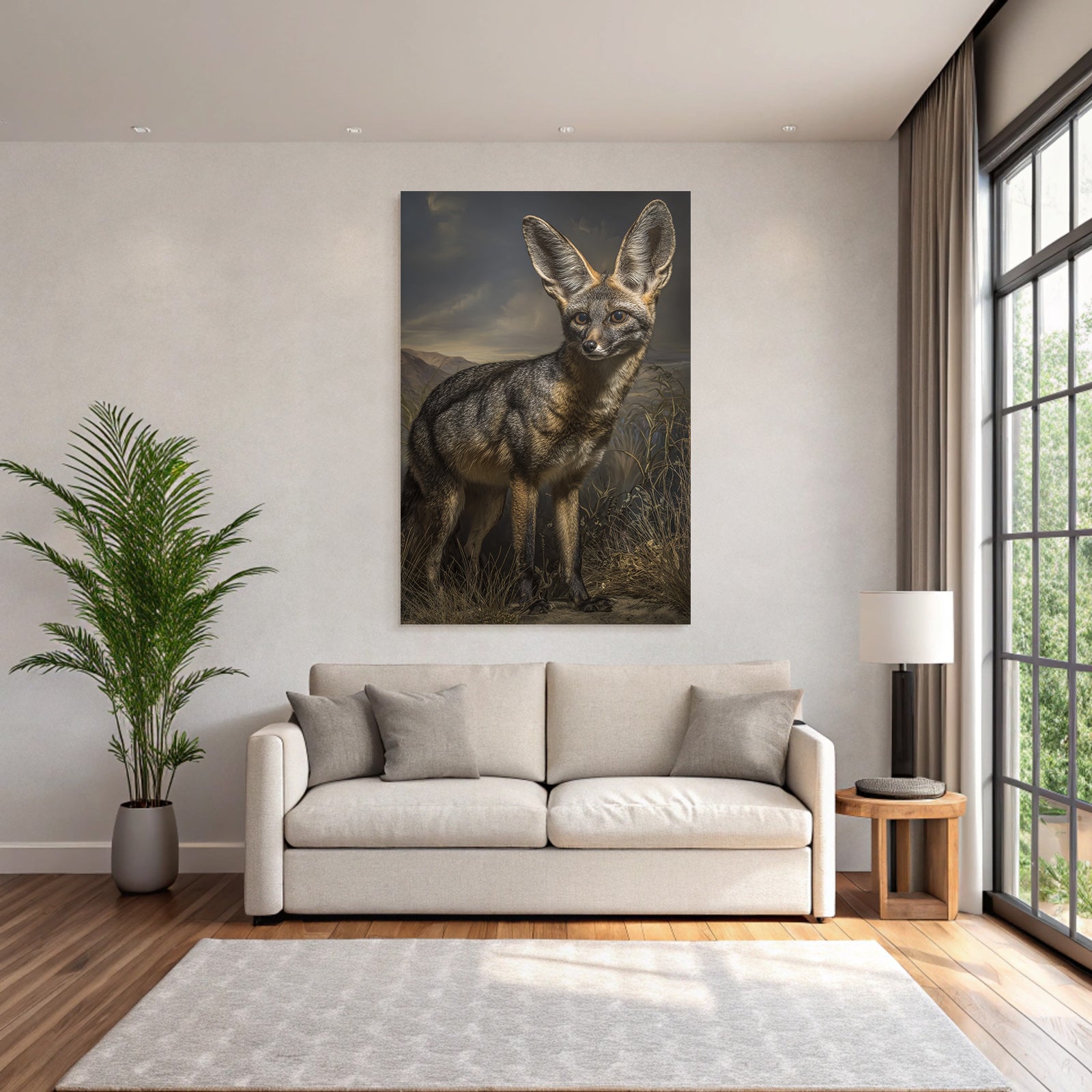 Bat Gehör Fuchs Afrika Grassländer Savannen
