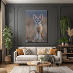 Fennec Fuchs Grosse Ohren Kleines Format Nordafrika Wüste