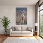 Fennec Fuchs Grosse Ohren Kleines Format Nordafrika Wüste