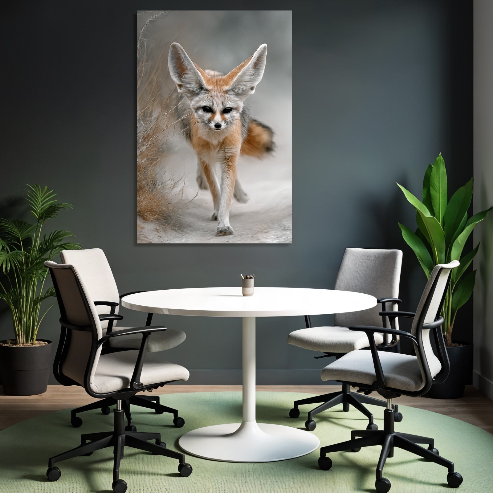 Fennec Fuchs In Der Wüste