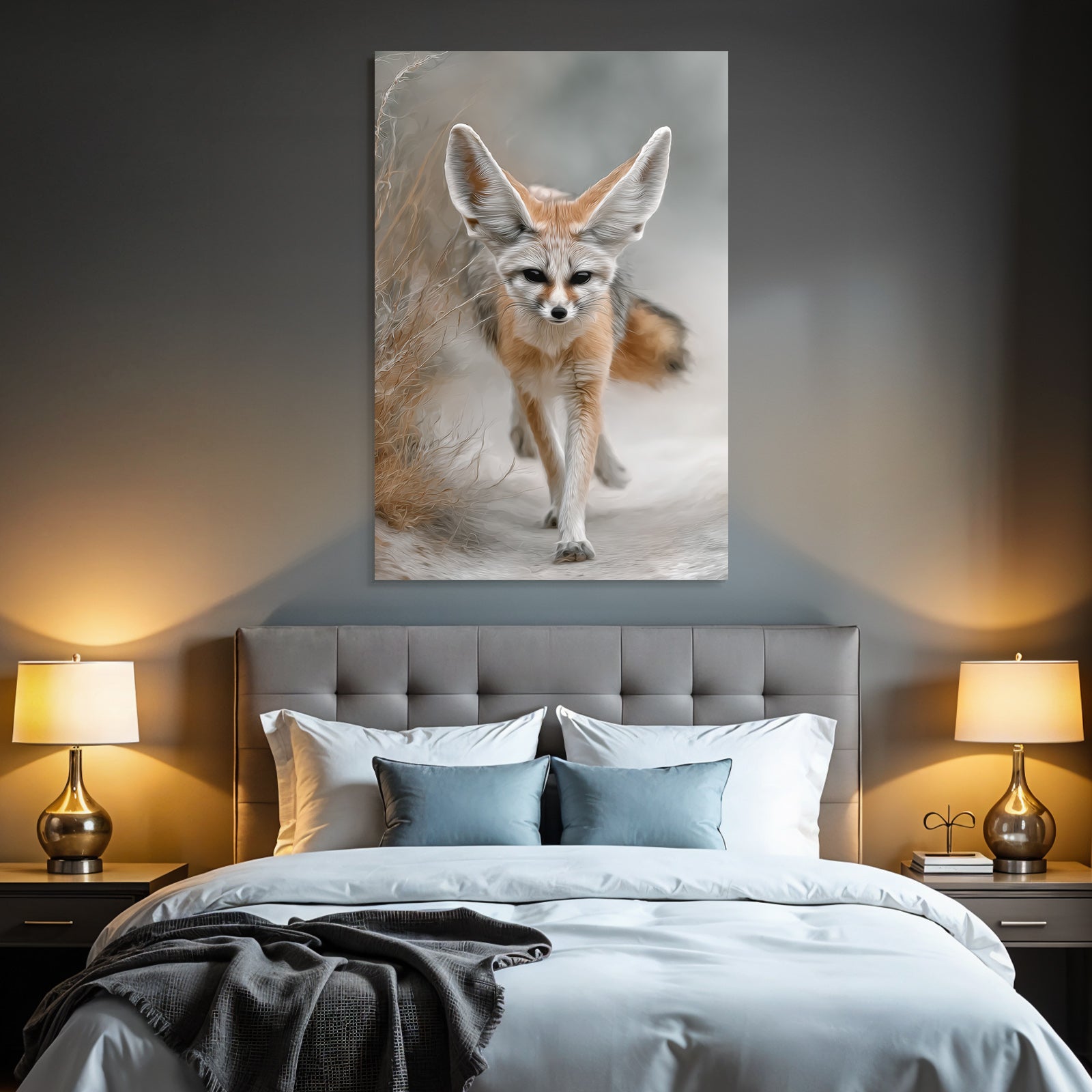 Fennec Fuchs In Der Wüste