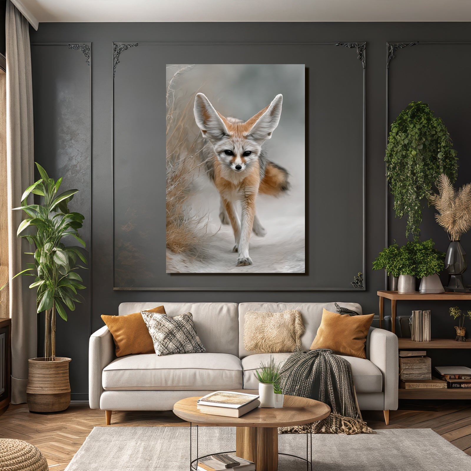 Fennec Fuchs In Der Wüste