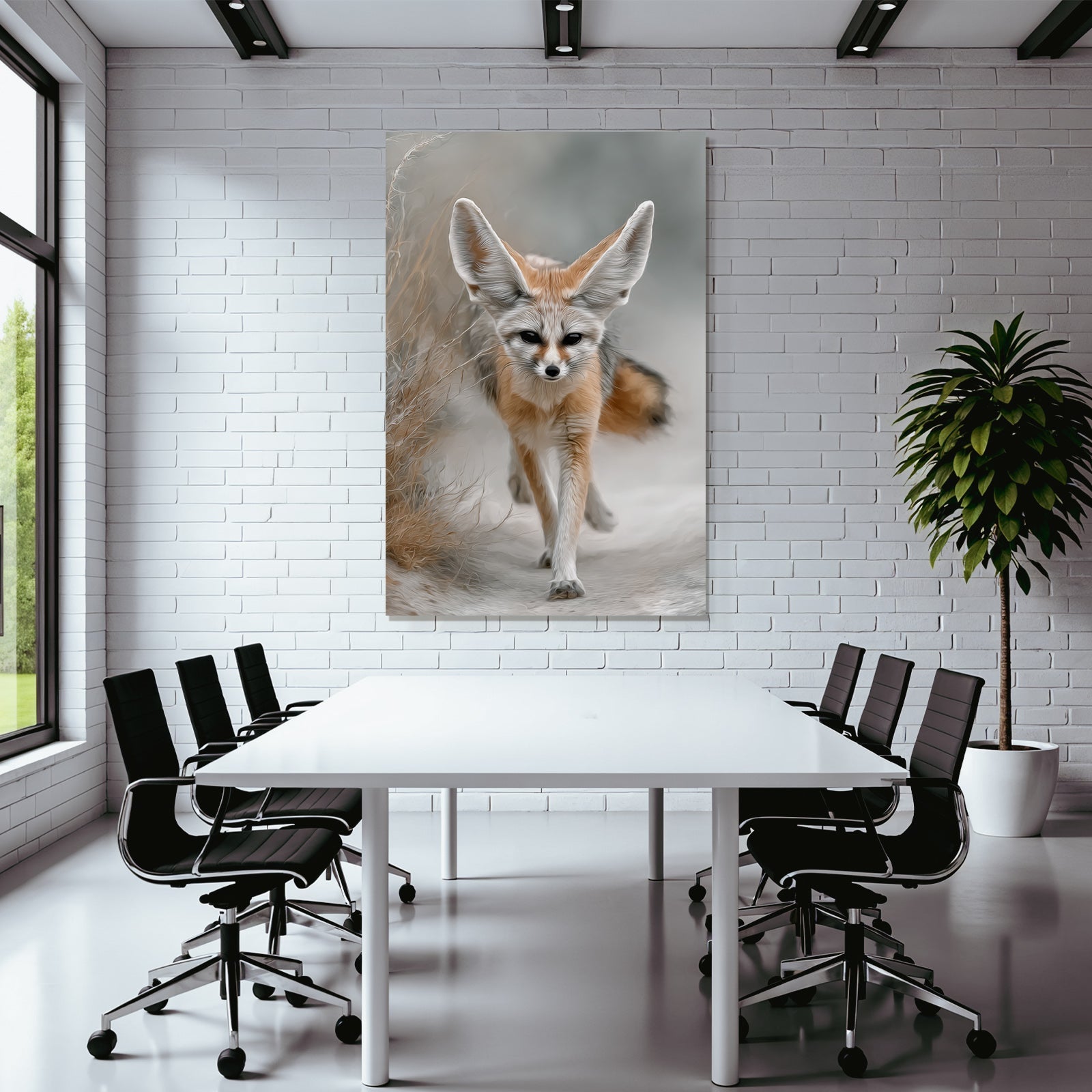 Fennec Fuchs In Der Wüste
