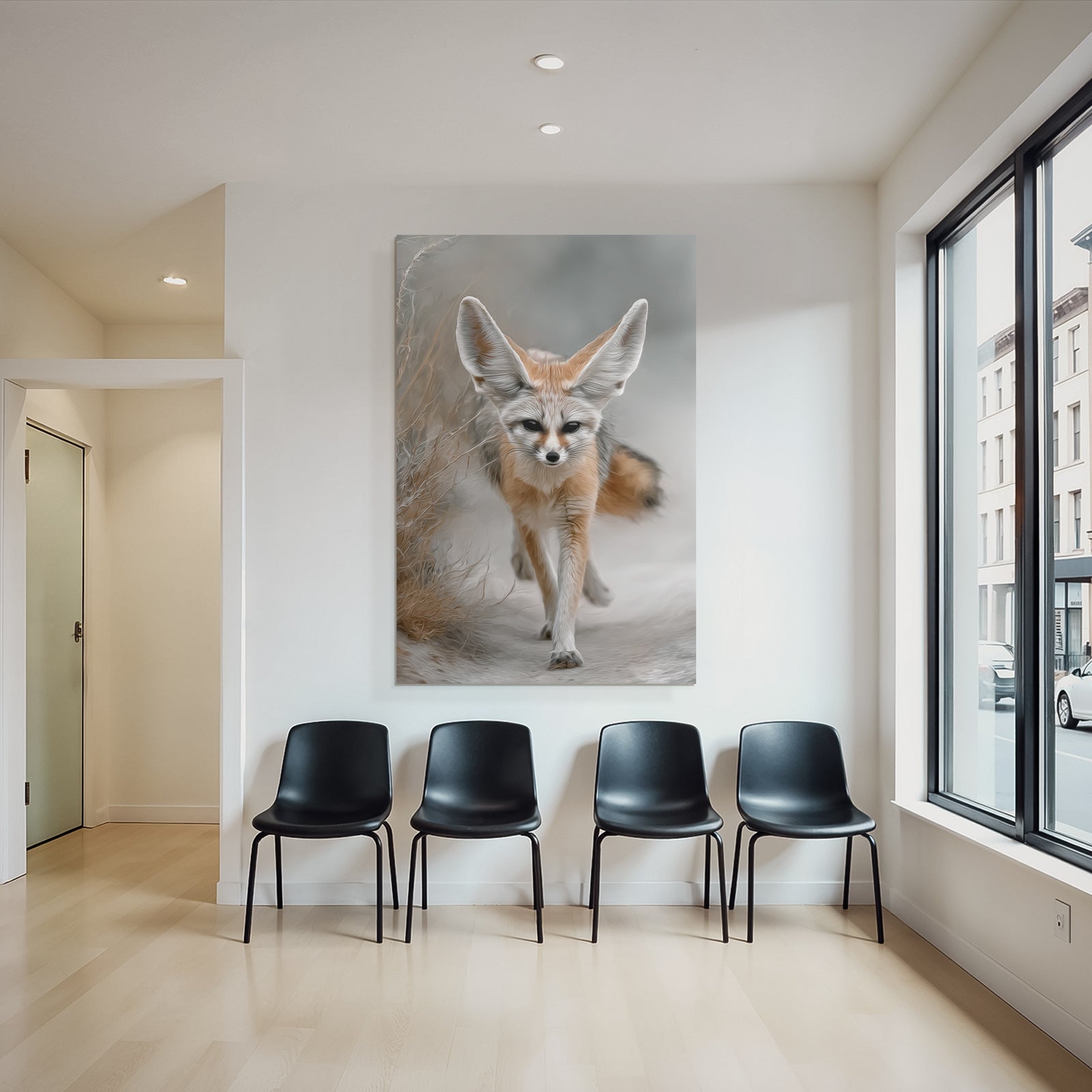 Fennec Fuchs In Der Wüste