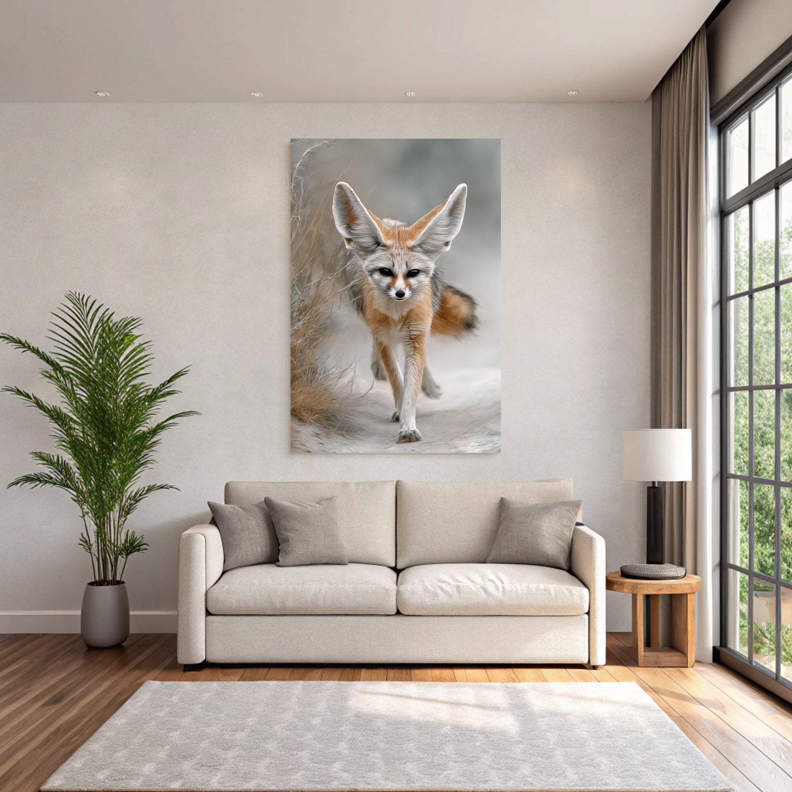Fennec Fuchs In Der Wüste