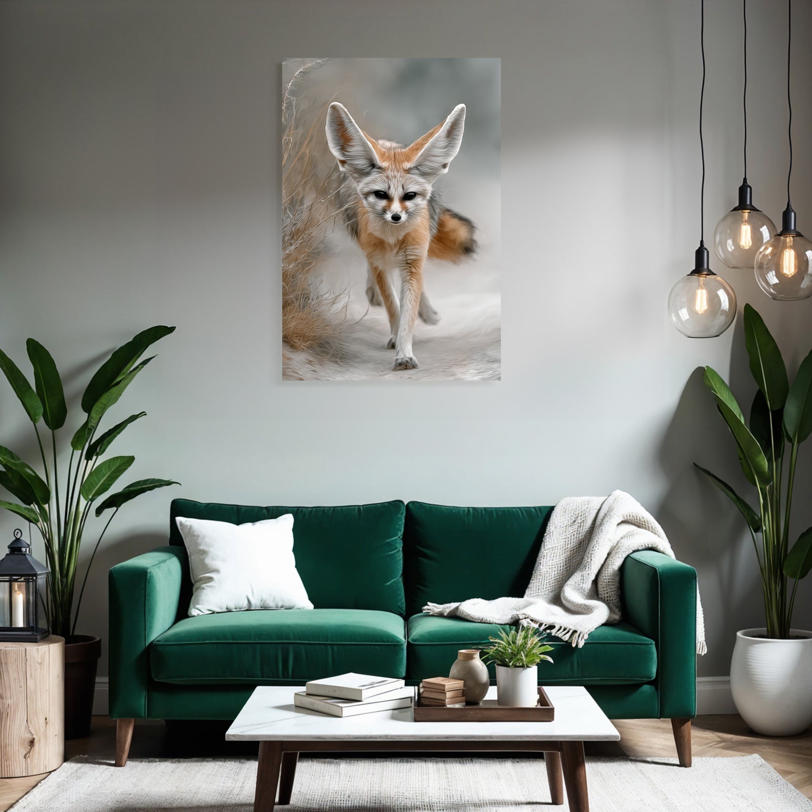 Fennec Fuchs In Der Wüste