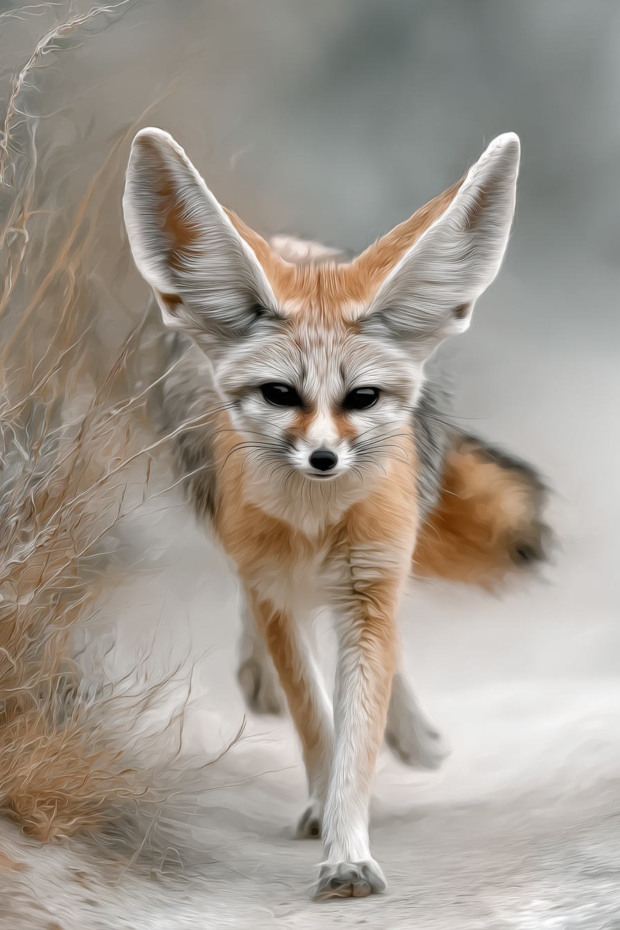 Fennec Fuchs In Der Wüste | Safari und Wildtiere | Tiere