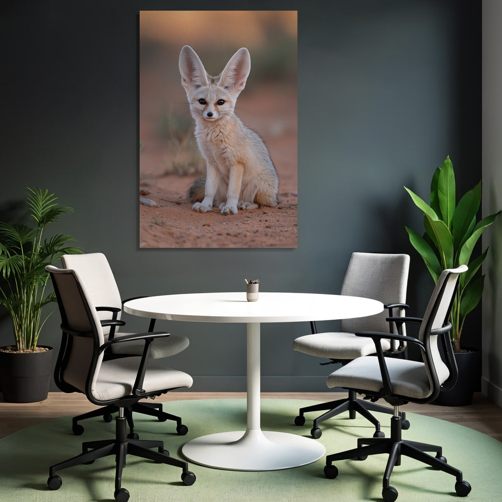 Fennec Fuchs Sahara Wüste Grosse Ohren Kleine Grösse