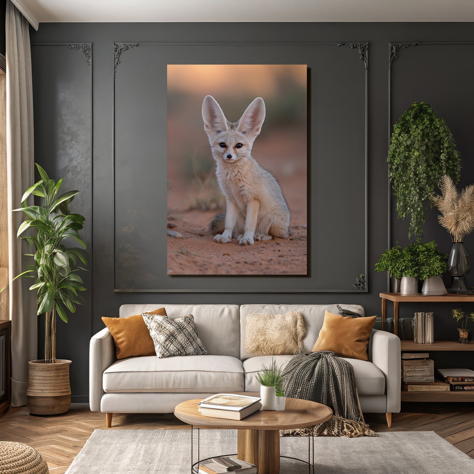 Fennec Fuchs Sahara Wüste Grosse Ohren Kleine Grösse